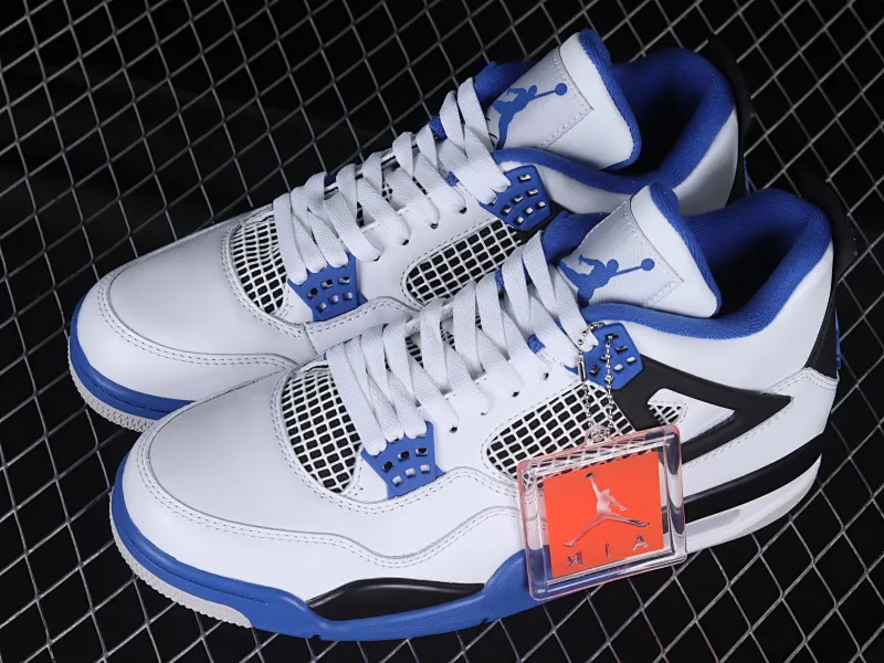 All categories Air Jordan Jordan series basketball shoes Air Jordan 4 OG version Air Jordan 4 Retro AJ4 Joe 4 white and blue 308497-117